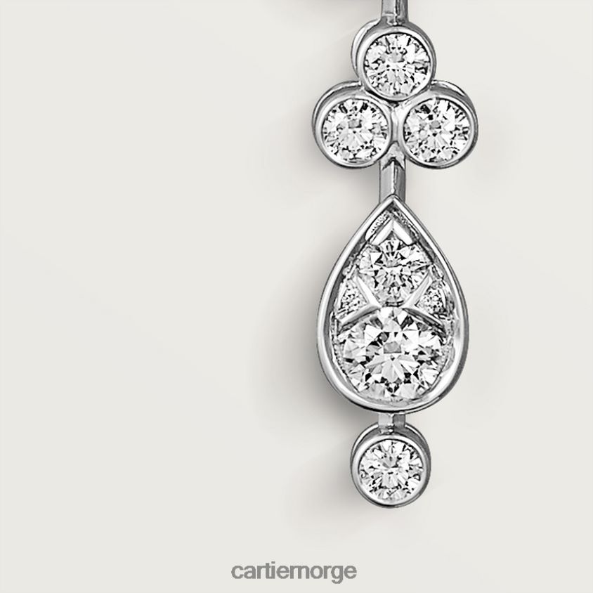 smykker Cartier pluie øredobber stilig F4466N726