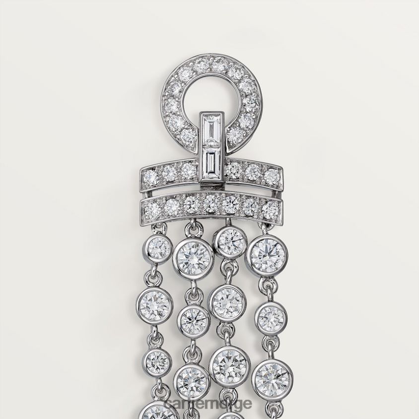 smykker Cartier pluie øredobber stilig F4466N731