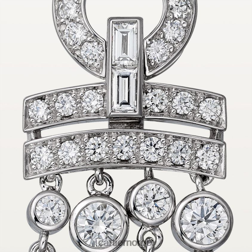 smykker Cartier pluie øredobber stilig F4466N731