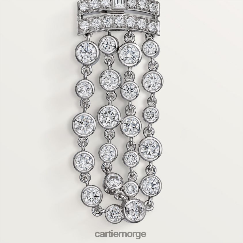 smykker Cartier pluie øredobber stilig F4466N731