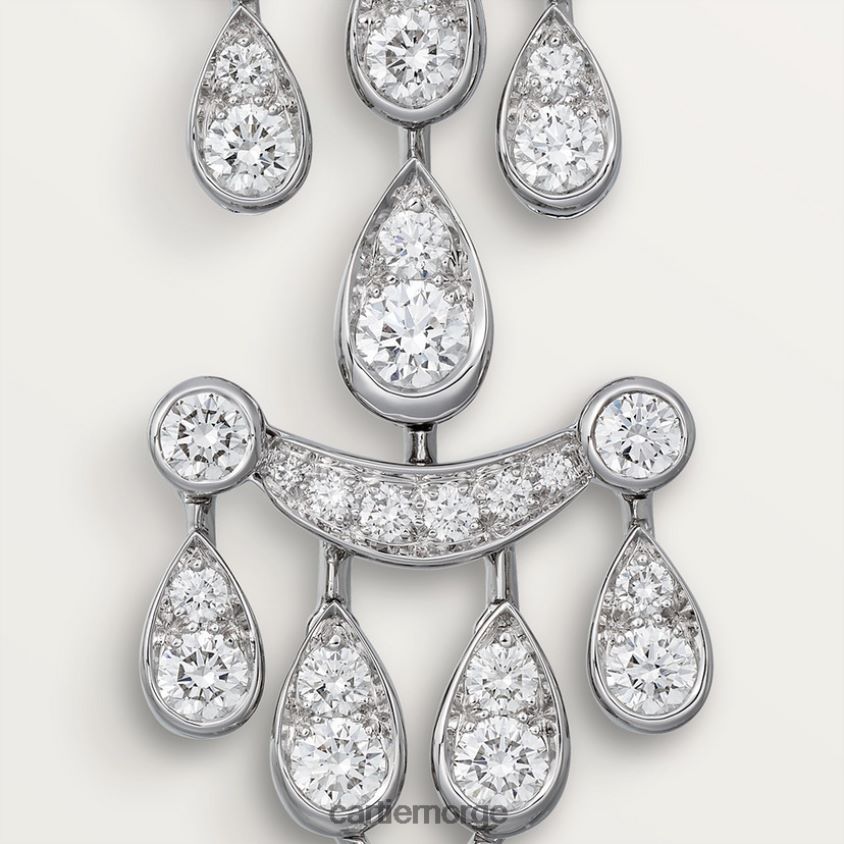 smykker Cartier pluie øredobber stilig F4466N734