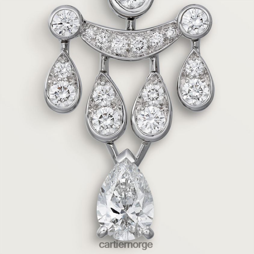 smykker Cartier pluie øredobber stilig F4466N734