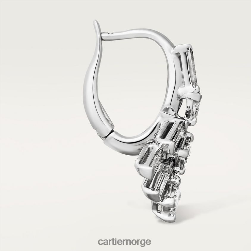 smykker Cartier refleks øredobber hvitt gull F4466N675