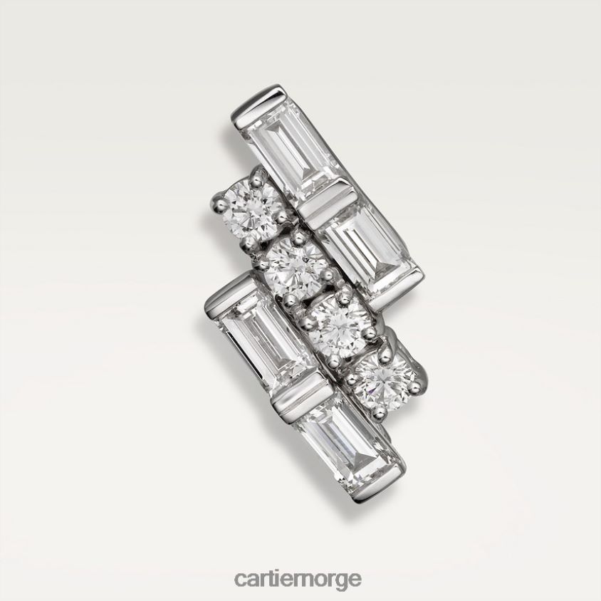 smykker Cartier refleks øredobber hvitt gull F4466N685