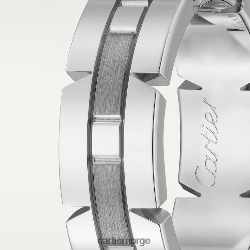 smykker Cartier bague tank francaise hvitt gull F4466N157