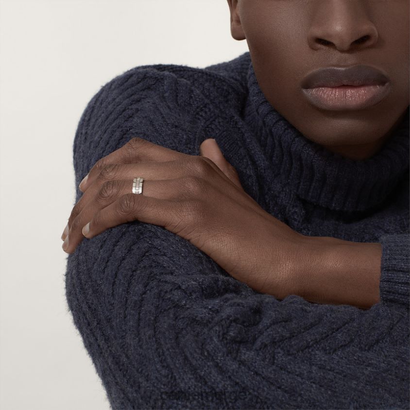 smykker Cartier bague tank francaise hvitt gull F4466N157