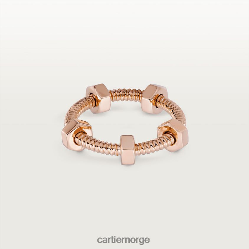 smykker Cartier ecrou ring Rose gull F4466N129