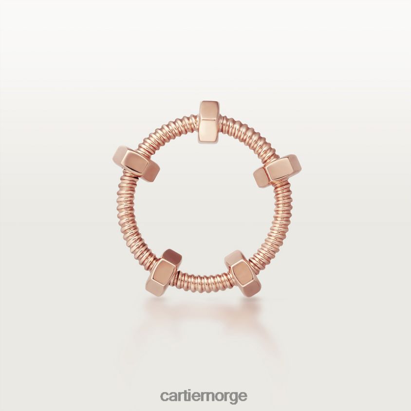 smykker Cartier ecrou ring Rose gull F4466N129