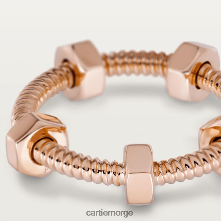 smykker Cartier ecrou ring Rose gull F4466N129
