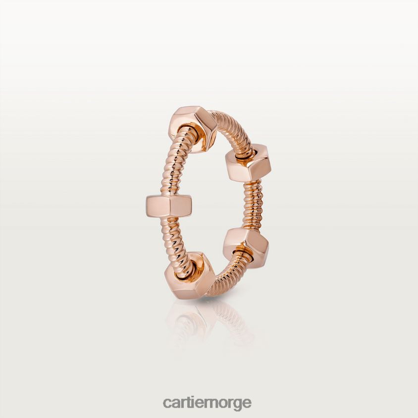 smykker Cartier ecrou ring Rose gull F4466N129