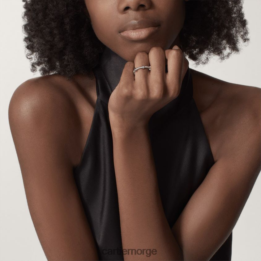 smykker Cartier ecrou ring hvitt gull F4466N130