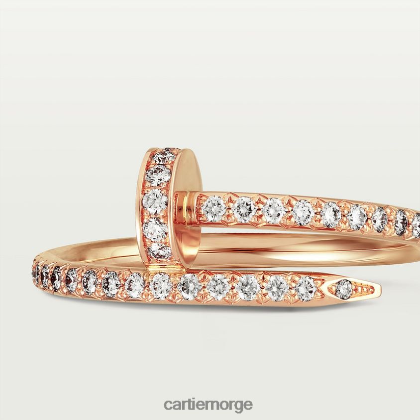 smykker Cartier juste un clou ring Rose gull F4466N40