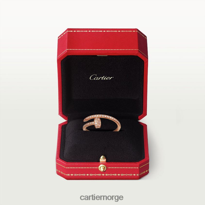 smykker Cartier juste un clou ring Rose gull F4466N40