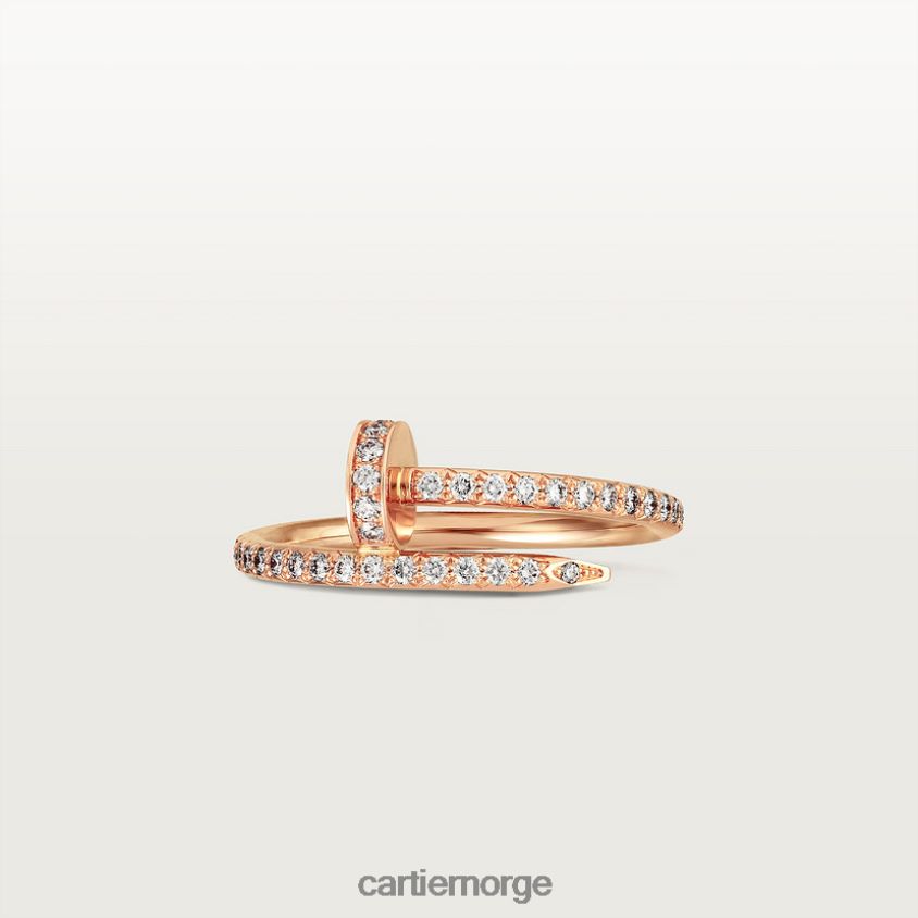 smykker Cartier juste un clou ring Rose gull F4466N40
