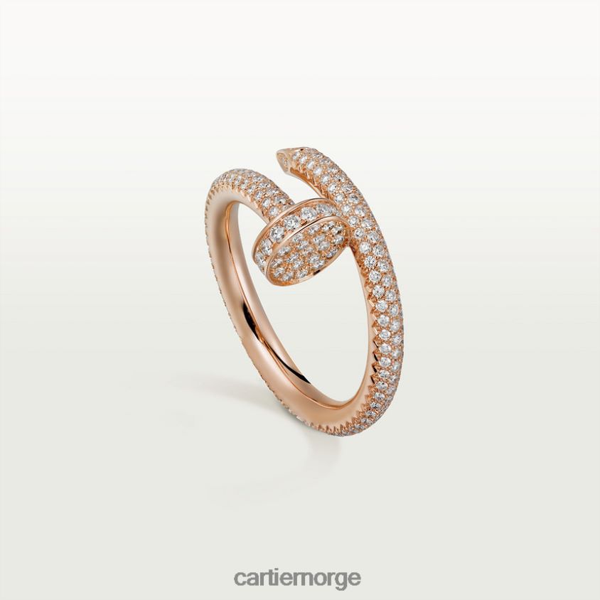 smykker Cartier juste un clou ring Rose gull F4466N45