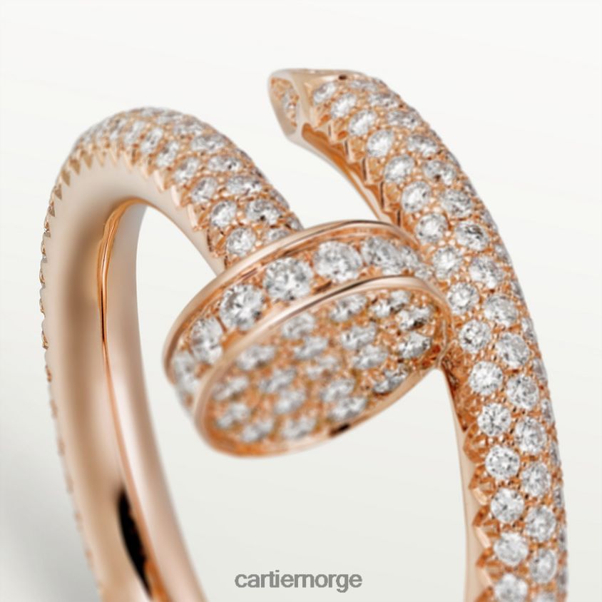 smykker Cartier juste un clou ring Rose gull F4466N45