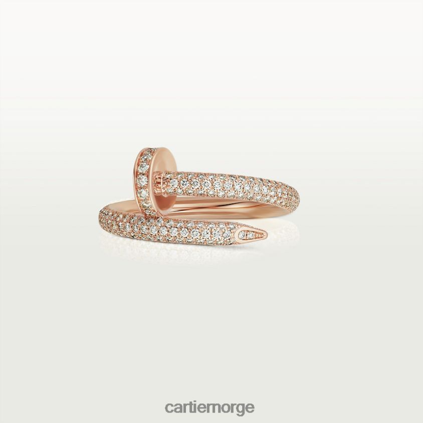 smykker Cartier juste un clou ring Rose gull F4466N45
