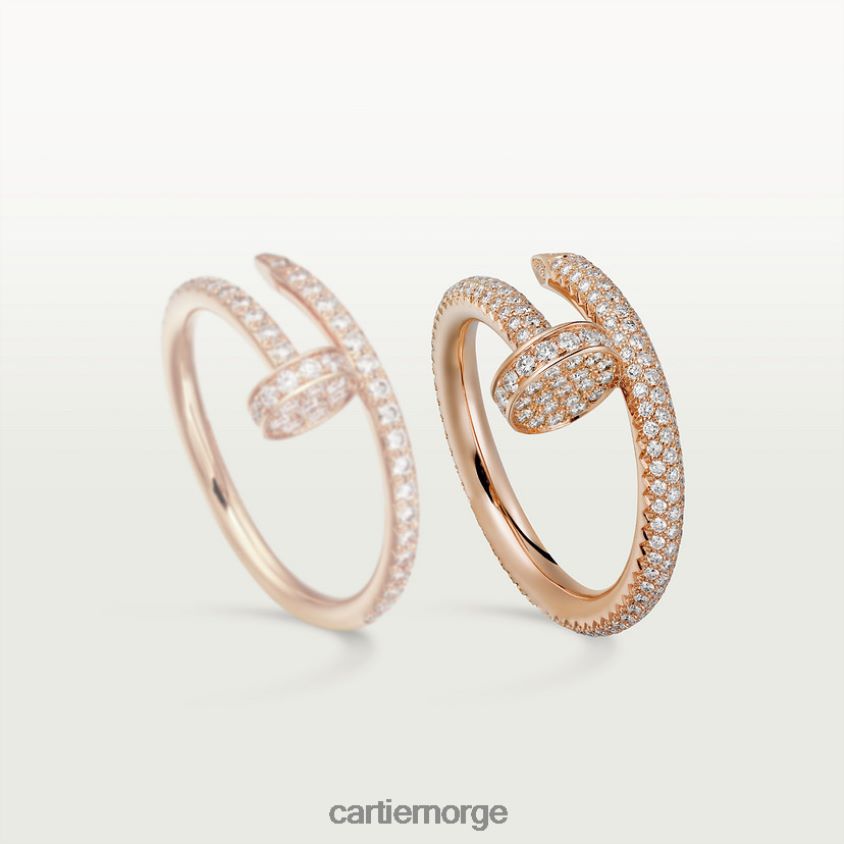 smykker Cartier juste un clou ring Rose gull F4466N45