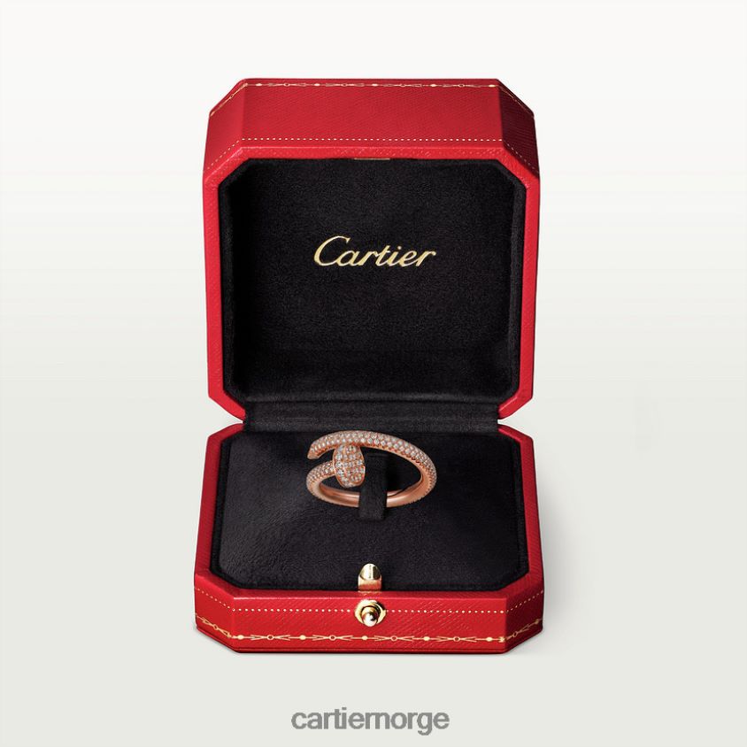 smykker Cartier juste un clou ring Rose gull F4466N45