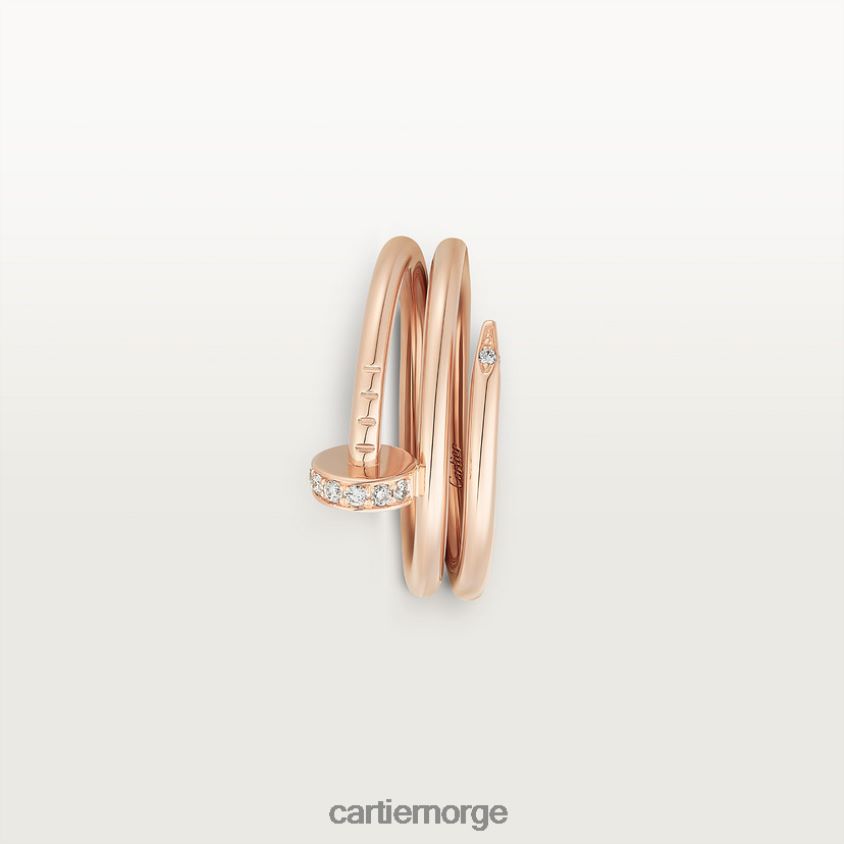 smykker Cartier juste un clou ring Rose gull F4466N47