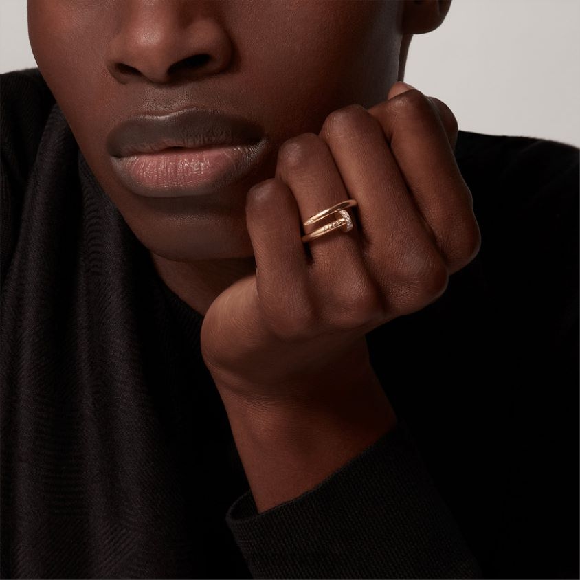 smykker Cartier juste un clou ring gult gull F4466N33