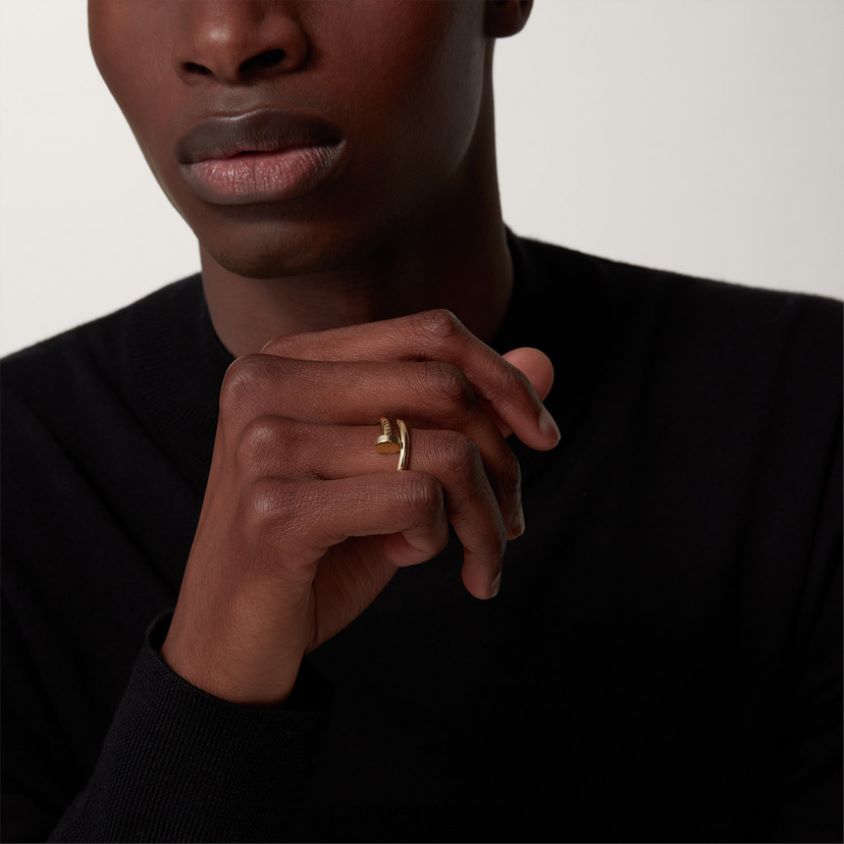 smykker Cartier juste un clou ring gult gull F4466N37