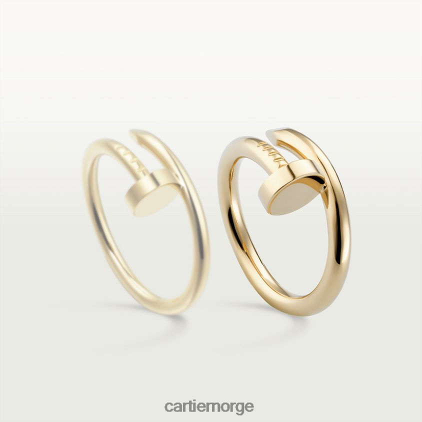 smykker Cartier juste un clou ring gult gull F4466N37