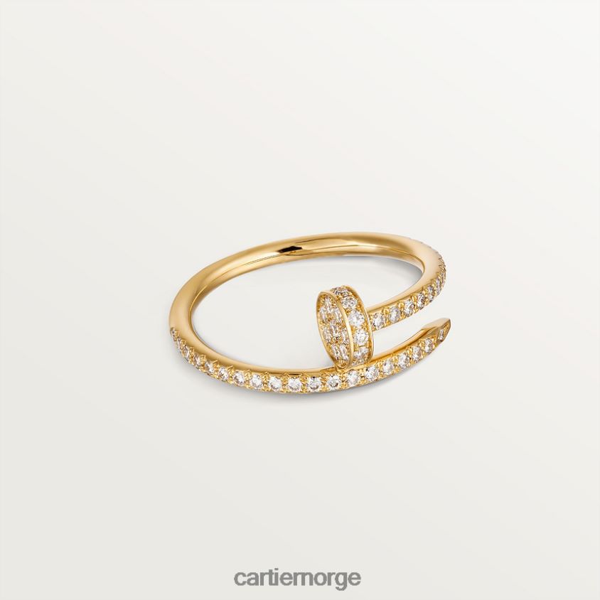 smykker Cartier juste un clou ring gult gull F4466N41