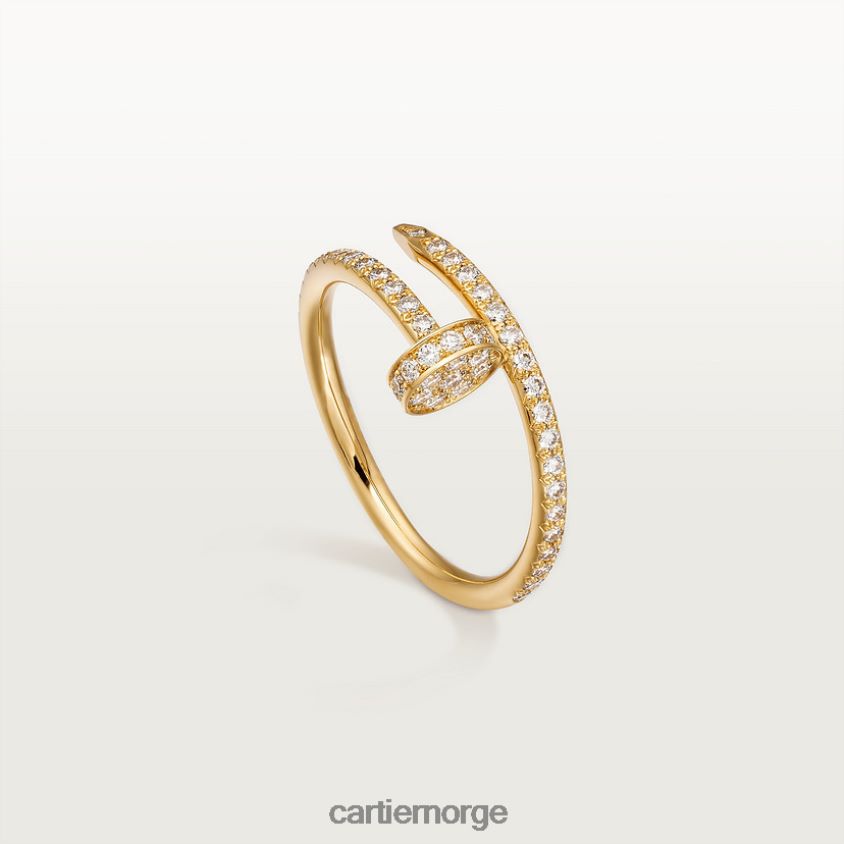 smykker Cartier juste un clou ring gult gull F4466N41