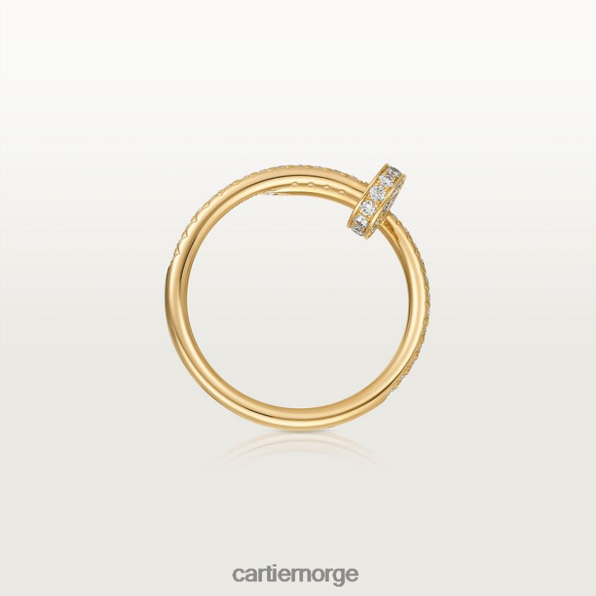 smykker Cartier juste un clou ring gult gull F4466N41