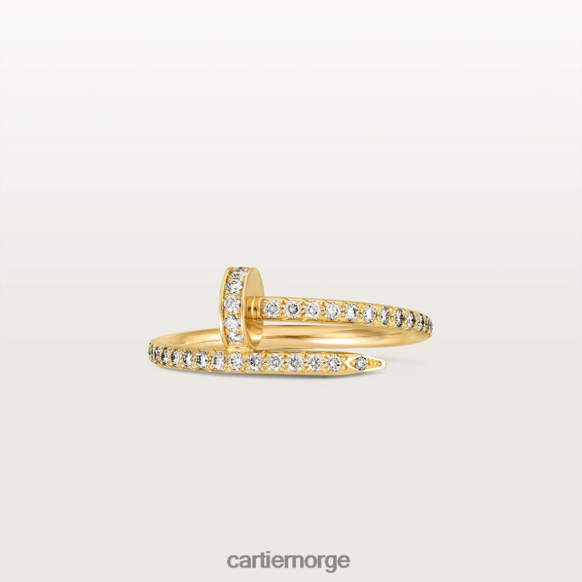 smykker Cartier juste un clou ring gult gull F4466N41