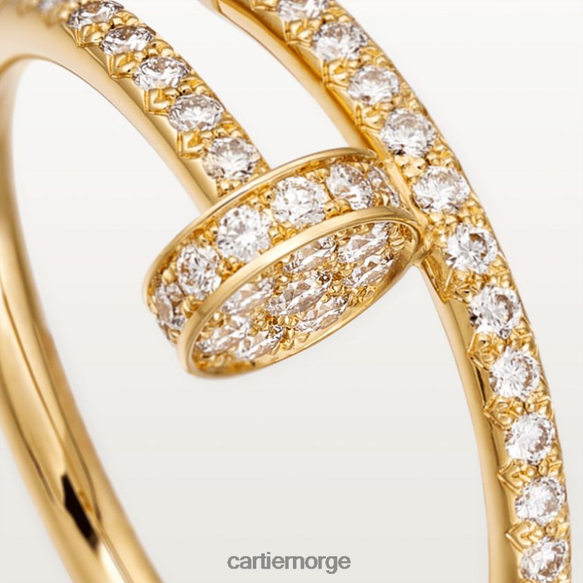 smykker Cartier juste un clou ring gult gull F4466N41