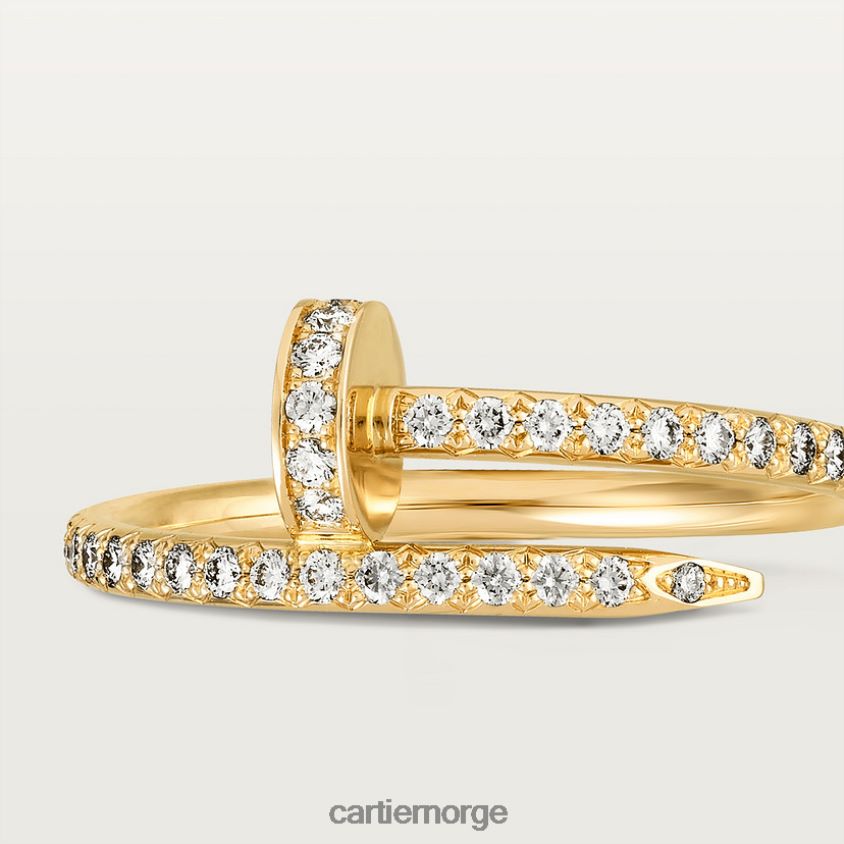 smykker Cartier juste un clou ring gult gull F4466N41