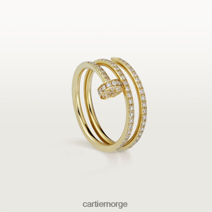 smykker Cartier juste un clou ring gult gull F4466N49