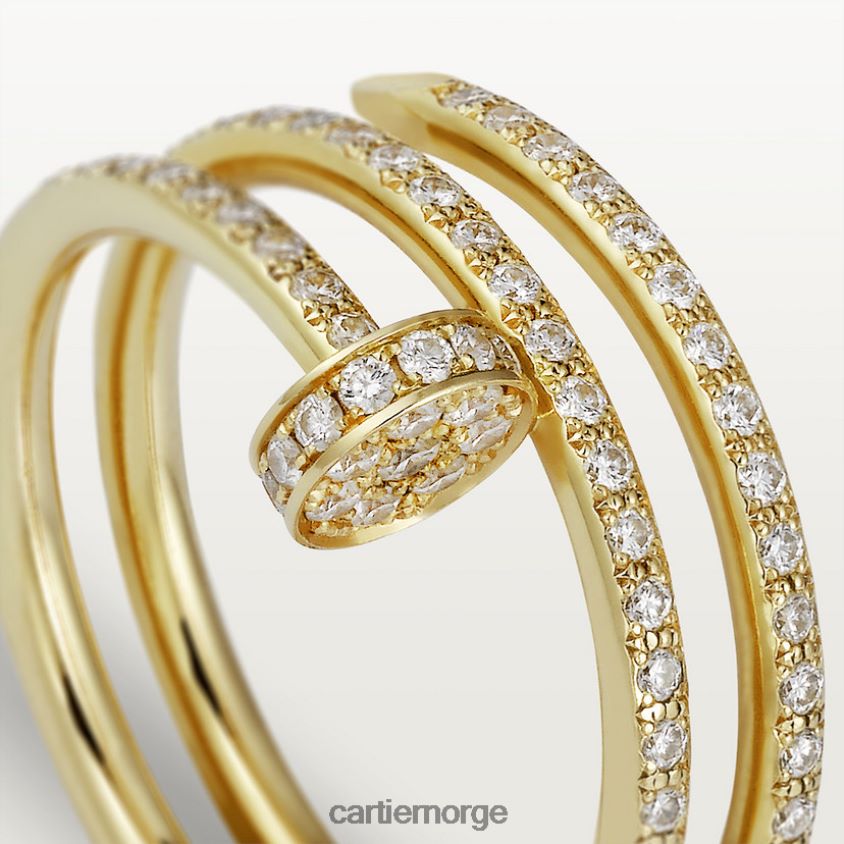 smykker Cartier juste un clou ring gult gull F4466N49