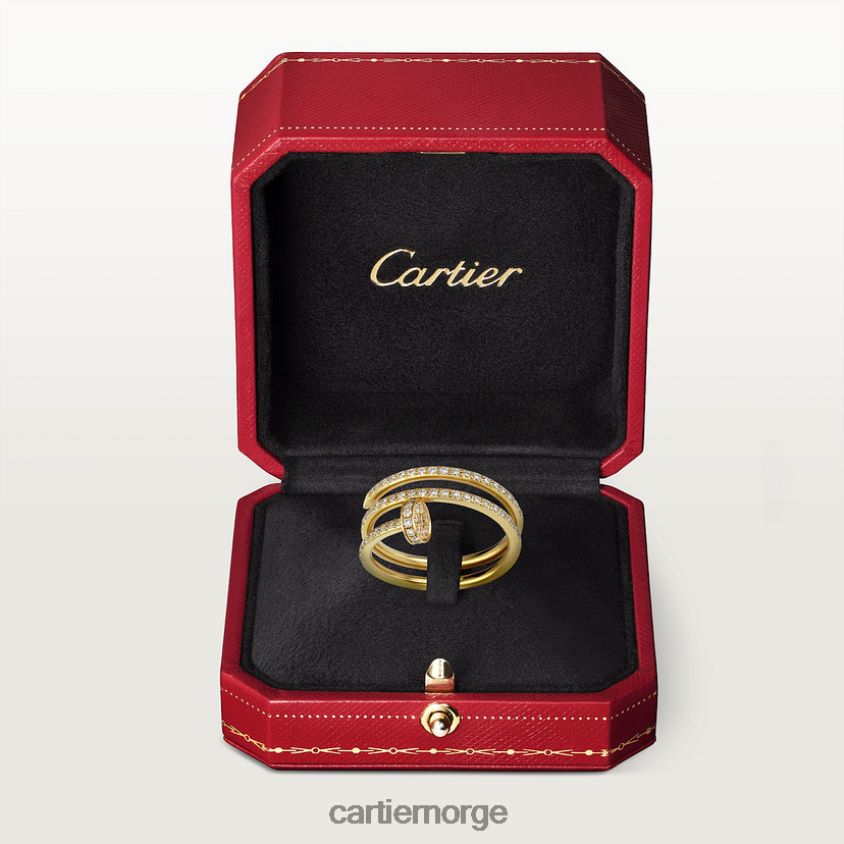 smykker Cartier juste un clou ring gult gull F4466N49