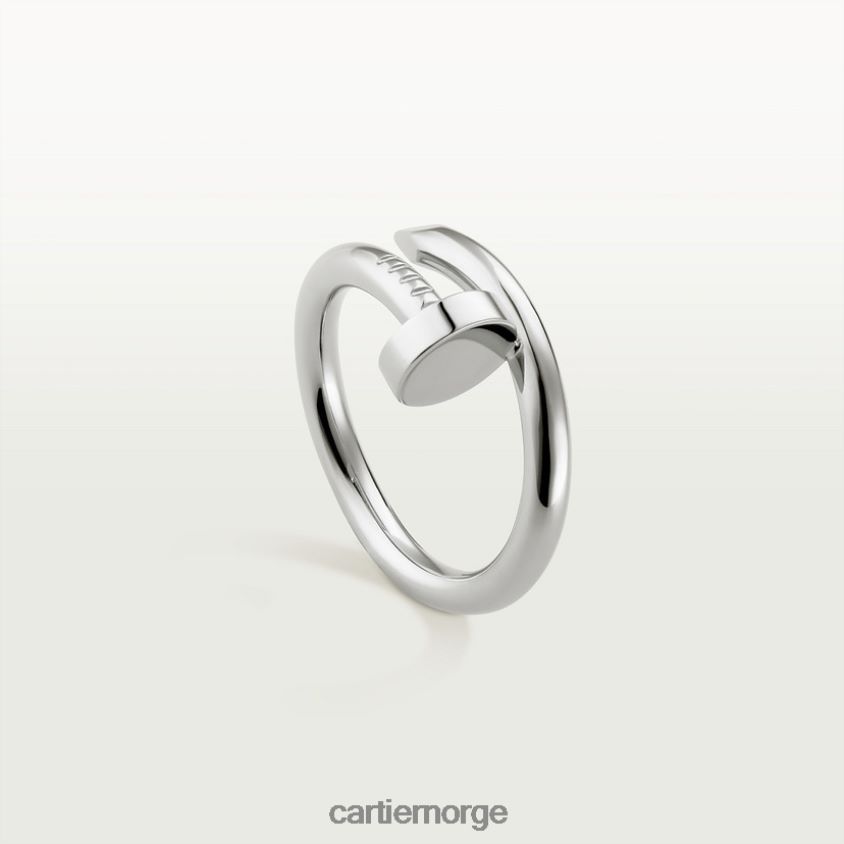 smykker Cartier juste un clou ring hvitt gull F4466N35