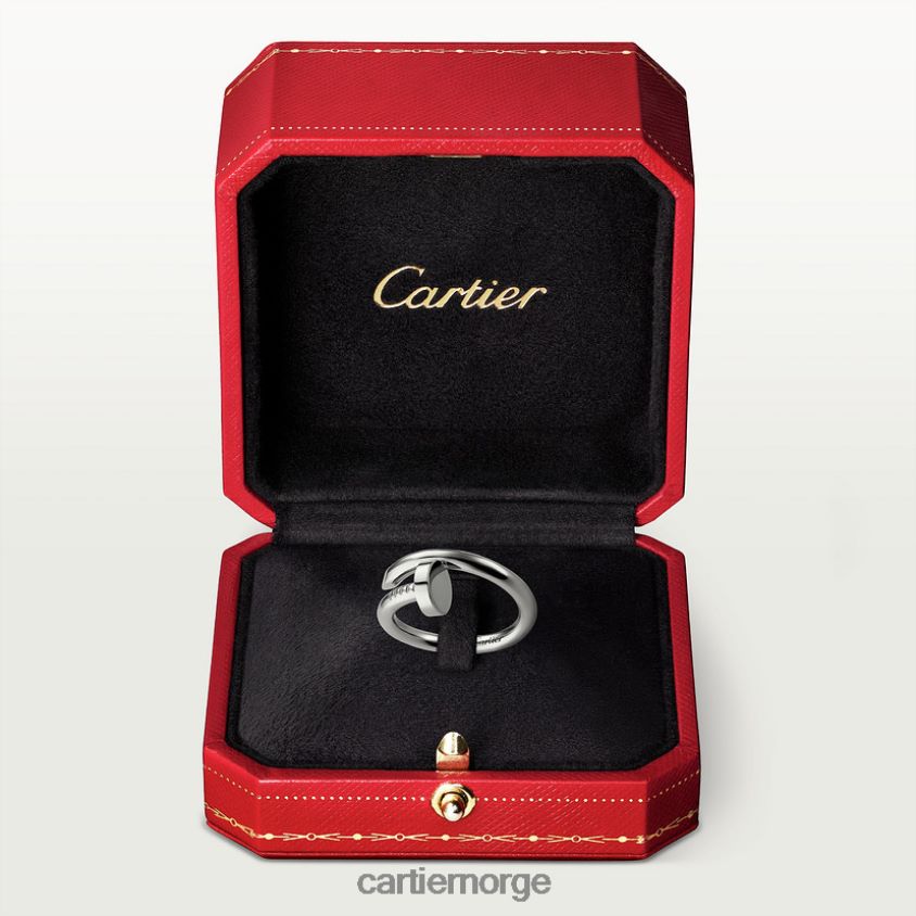 smykker Cartier juste un clou ring hvitt gull F4466N35