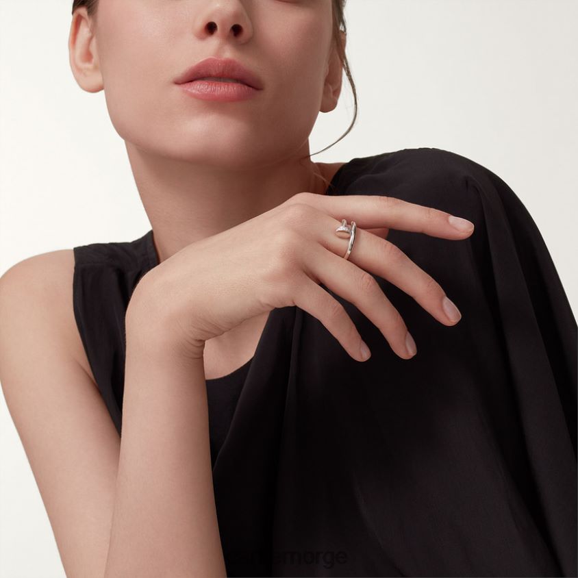 smykker Cartier juste un clou ring hvitt gull F4466N38