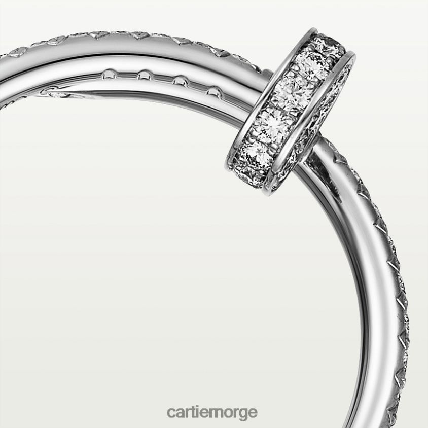 smykker Cartier juste un clou ring hvitt gull F4466N42