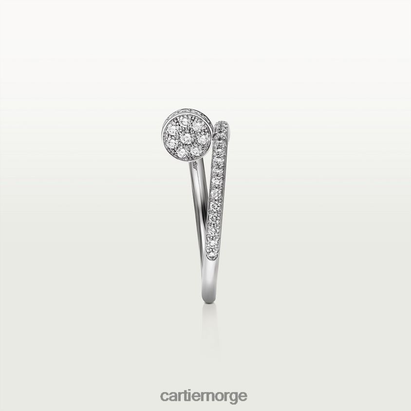 smykker Cartier juste un clou ring hvitt gull F4466N42