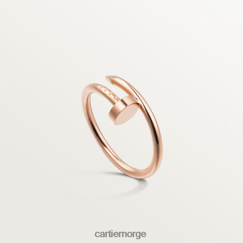 smykker Cartier juste un clou ring, liten modell Rose gull F4466N43