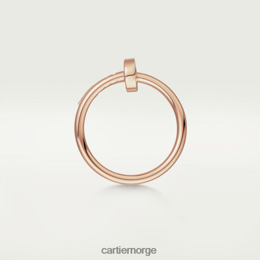 smykker Cartier juste un clou ring, liten modell Rose gull F4466N43