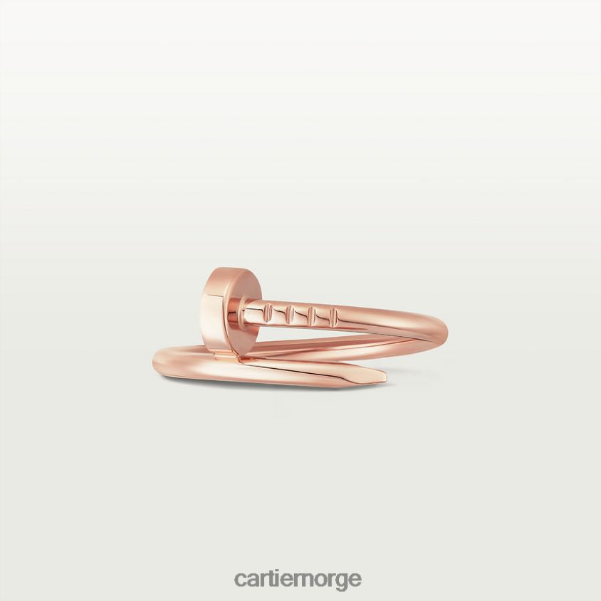 smykker Cartier juste un clou ring, liten modell Rose gull F4466N43