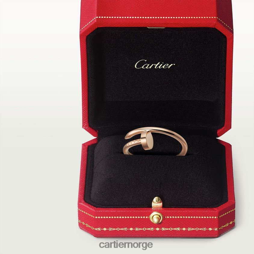 smykker Cartier juste un clou ring, liten modell Rose gull F4466N43