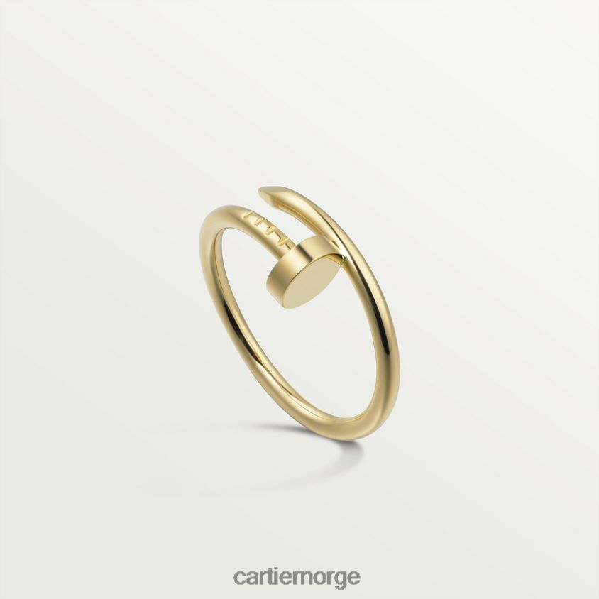 smykker Cartier juste un clou ring, liten modell gult gull F4466N32