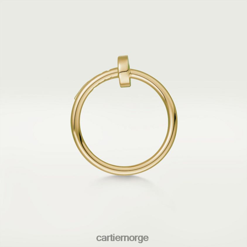 smykker Cartier juste un clou ring, liten modell gult gull F4466N32