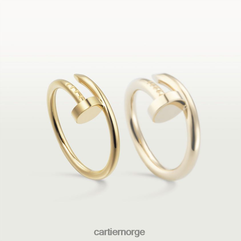 smykker Cartier juste un clou ring, liten modell gult gull F4466N32