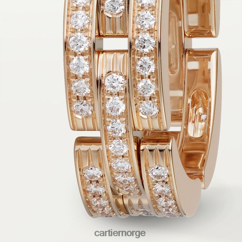 smykker Cartier maillon panter ring Rose gull F4466N143