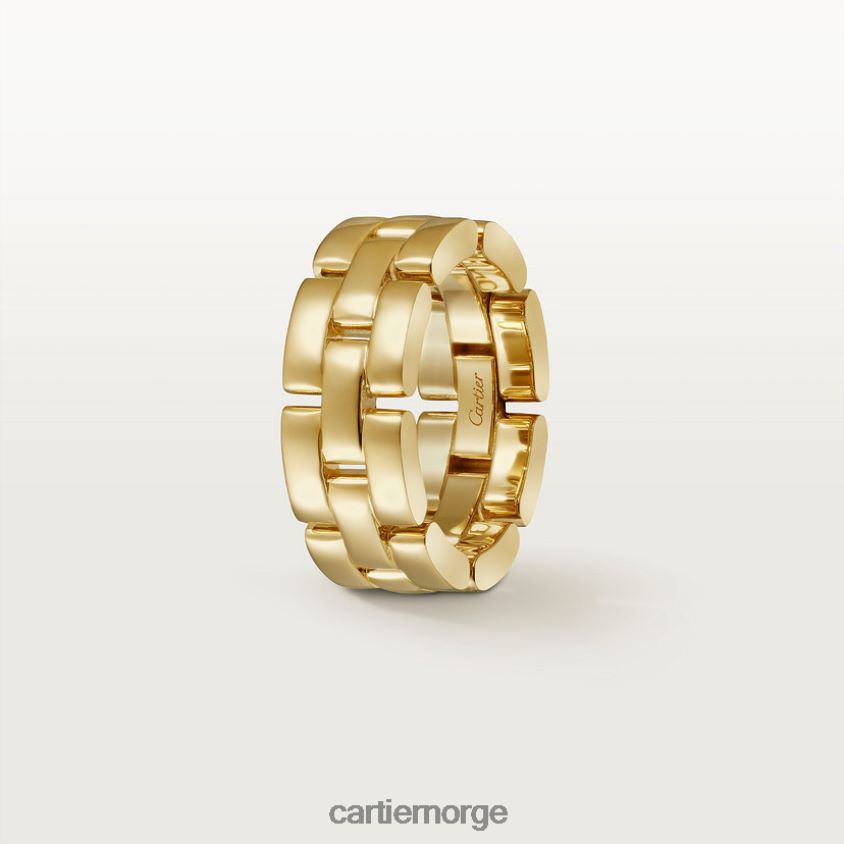 smykker Cartier maillon panter ring gult gull F4466N136